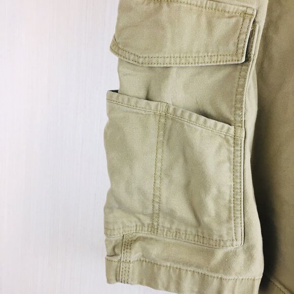 CARHARTT Men's Khaki Hiking Outdoors Relaxed Fit Cotton Blend Cargo Shorts Sz 42 - Picture 5 of 11